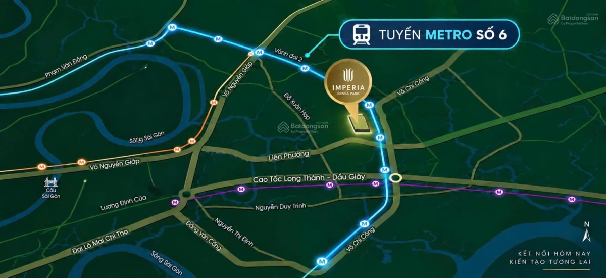 Imperia Sensa Park Căn hộ TOD, cạnh Metro số 6, cạnh Global City, Thảo Điền, Thủ Thiêm, LH ĐVPP F1 - Ảnh thu nhỏ 3