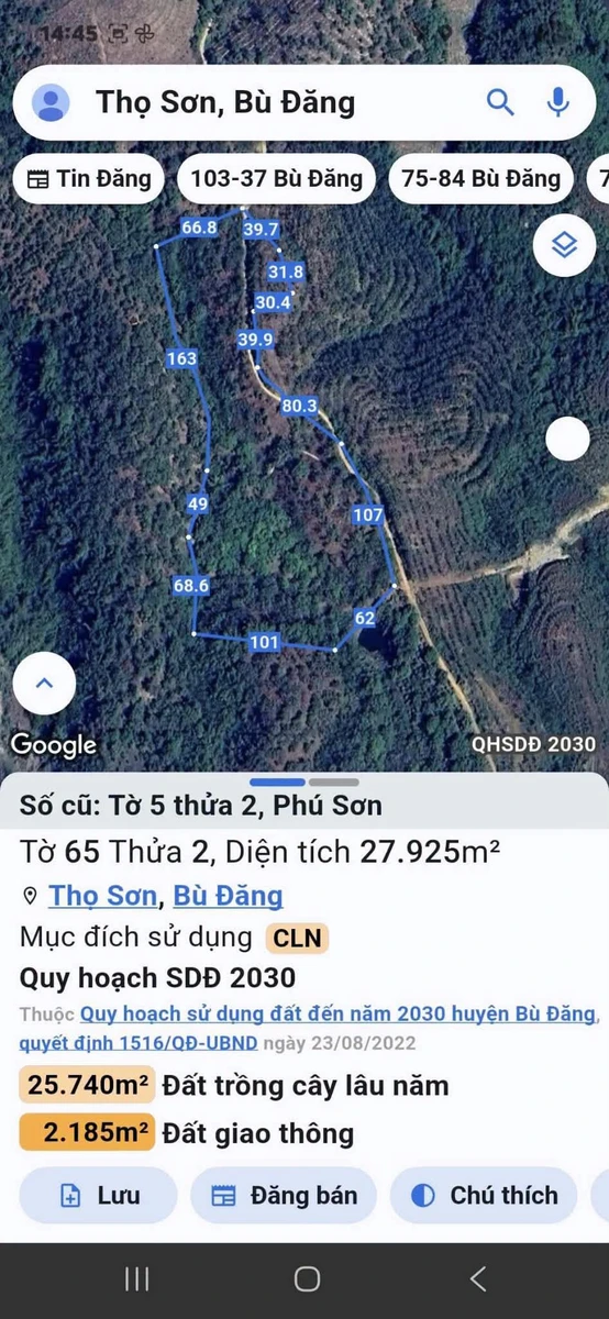 Bán lô đất 280m mặt đường Phú Sơn 1 tỷ 550 triệu - Ảnh 1