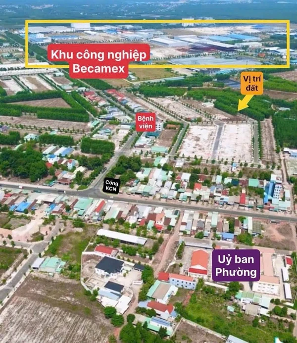 Bán lô đất Becamex giai đoạn 1, 125m², 840 triệu