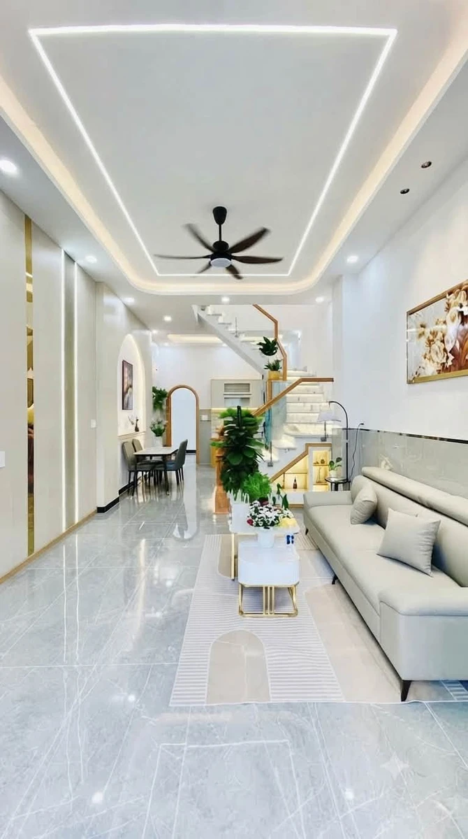 Bán nhà mới hẻm ô tô 6m 4x13m 3PN 3WC đường Lê Văn Quới, Bình Tân giá 5 tỷ - Ảnh thu nhỏ 2