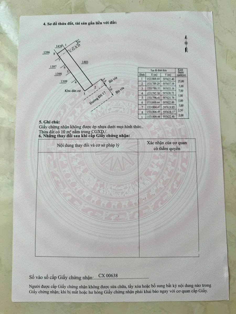 Bán đất Phước Lộc Tuy Phước 125m2 giá 850 triệu - Ảnh thu nhỏ 2