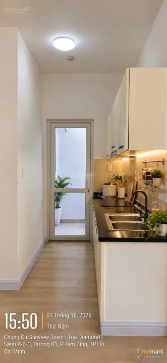 Bán gấp rẻ căn hộ Sunview Town Hiệp Bình Thủ Đức 2PN 2WC 63m² sổ hồng sẵn cách QL13 mở rộng 500 mét - Ảnh thu nhỏ 3
