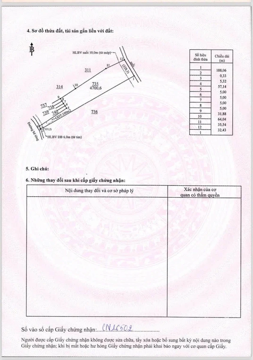Bán đất 4.700m2 ở Chơn Thành, Bình Dương, giá 1 tỷ 350 triệu - Ảnh thu nhỏ 4