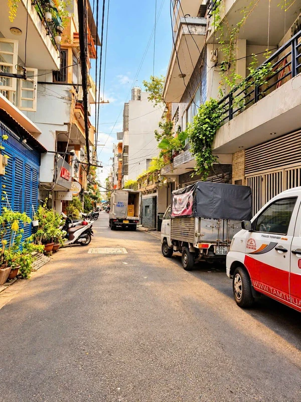Bán nhà 4 tầng góc hẻm 60m² Chu Văn An, Bình Thạnh 7,7 tỷ