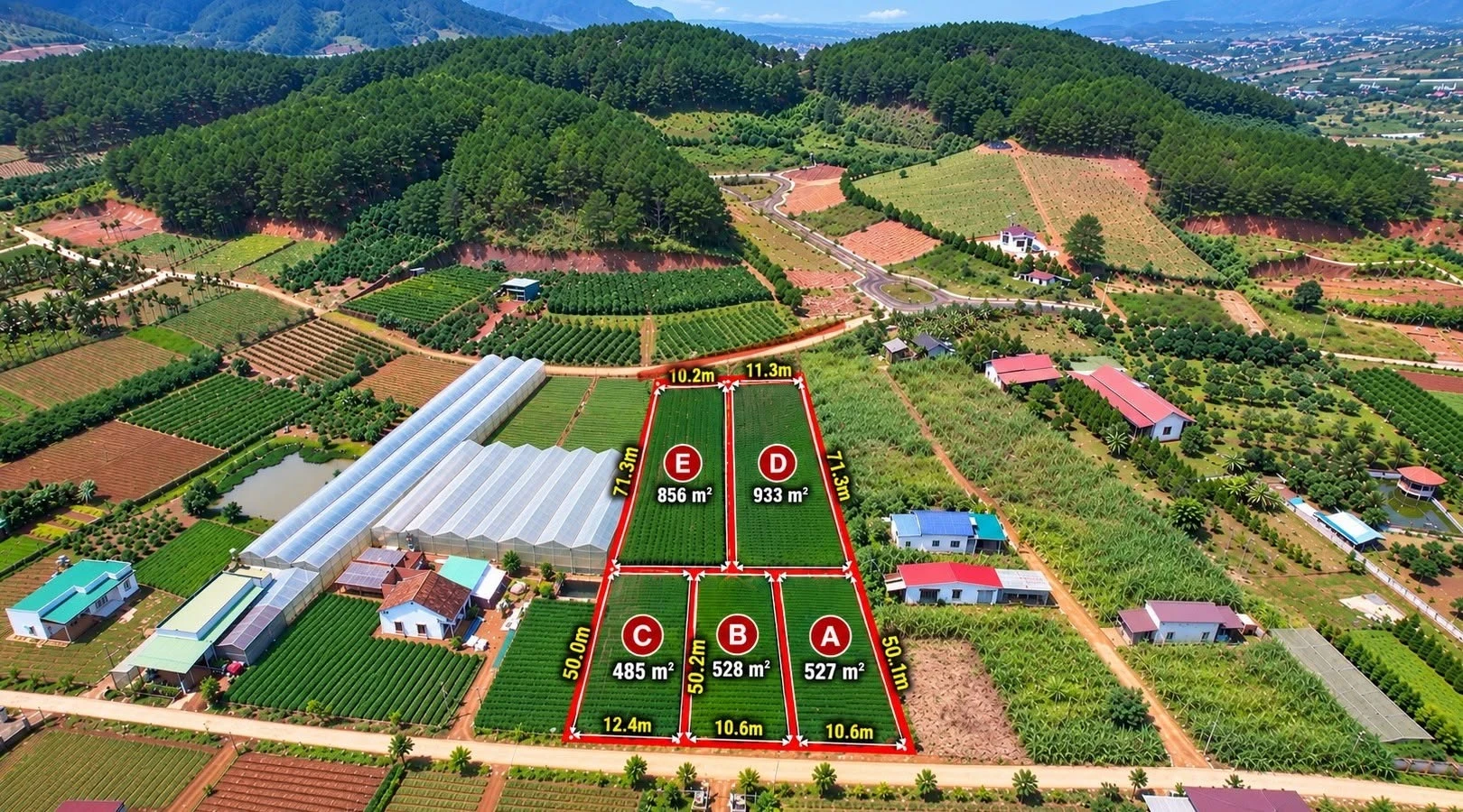 Bán đất Nam Ban 933 m² sổ riêng, 1,68 tỷ - Ảnh 1