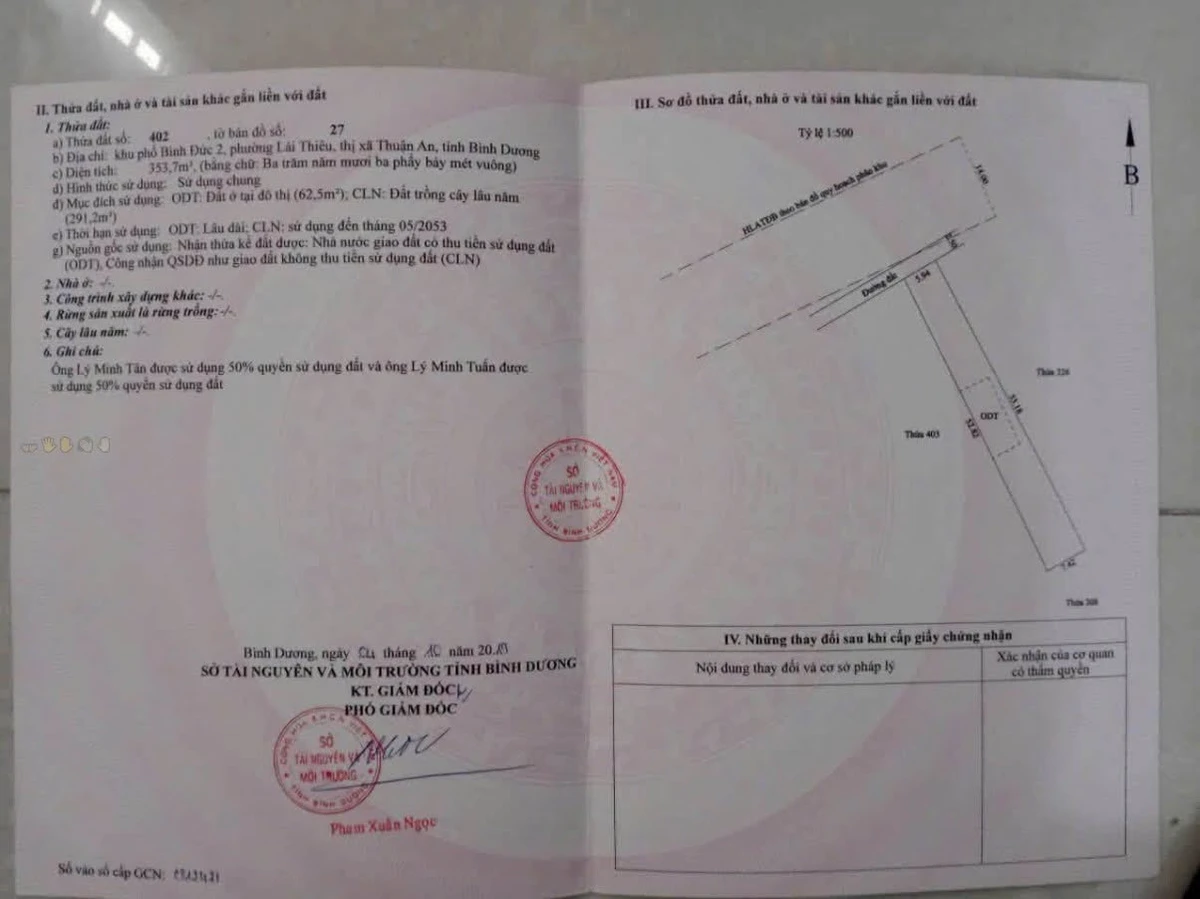 Bán gấp đất 353m2 trung tâm Lái Thiêu, Bình Dương, giá 4,7 tỷ - Ảnh 1