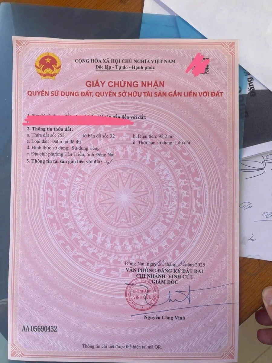 Bán lô đất thổ cư Phường Tân Triều, Đồng Nai 96m² 1,55 tỷ - Ảnh thu nhỏ 4