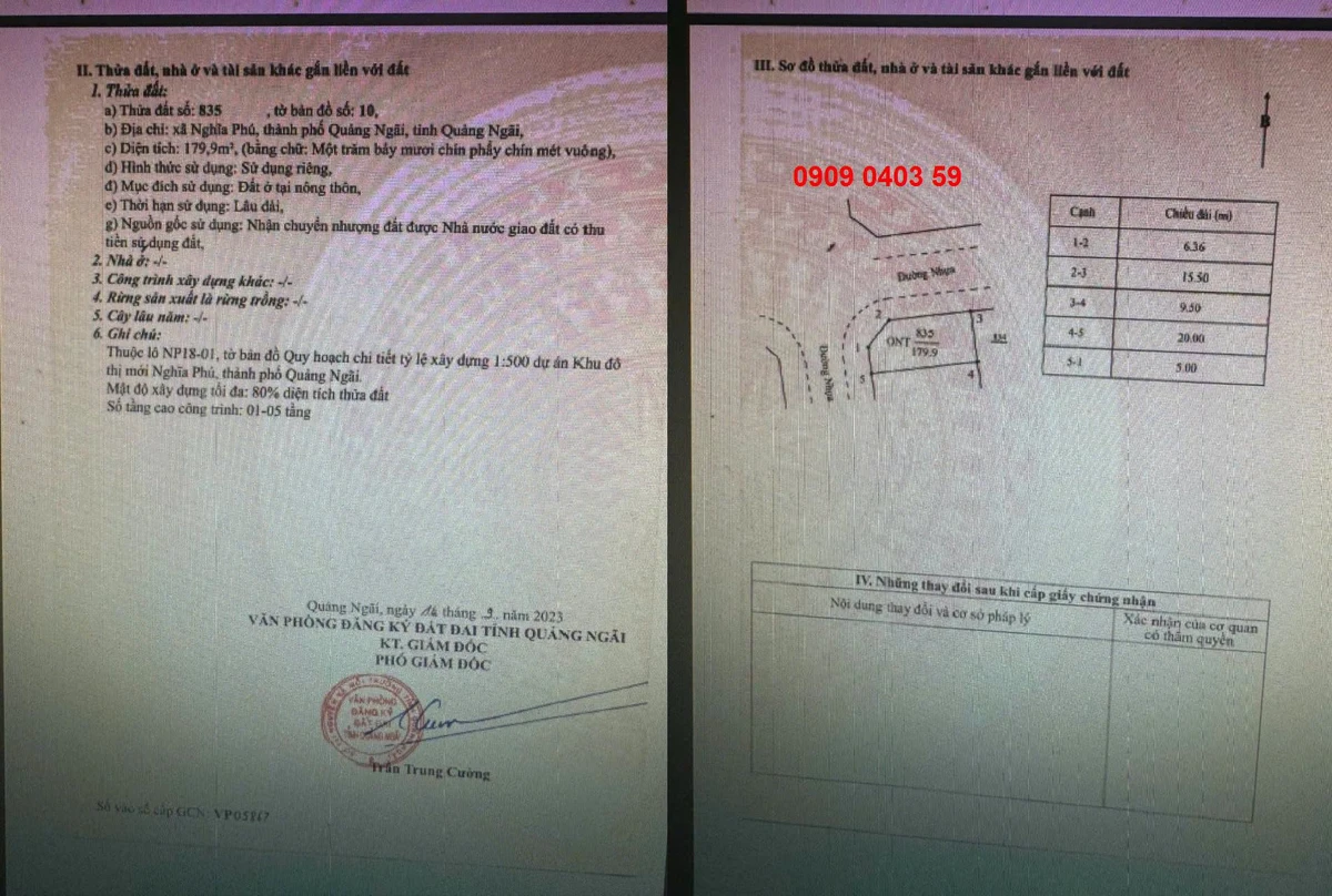 Bán lô góc 180m² Phú An Khang, Quảng Ngãi - Ảnh thu nhỏ 3