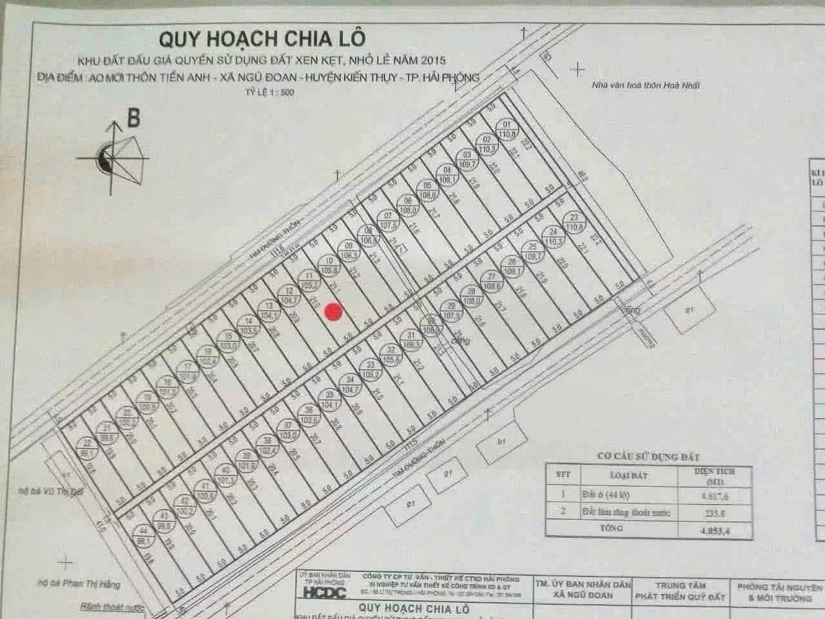 Bán lô đất Tiền Anh, Hải Phòng, 105m2, mặt tiền 5m - Ảnh thu nhỏ 2