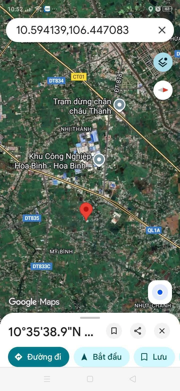 Bán nền đất 365m2 mặt tiền đường Tây Ninh - Ảnh 1