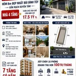 Bán nhà 4 tầng 100m² Bùi Đình Túy 17,5 tỷ Bình Thạnh - Ảnh thu nhỏ 1