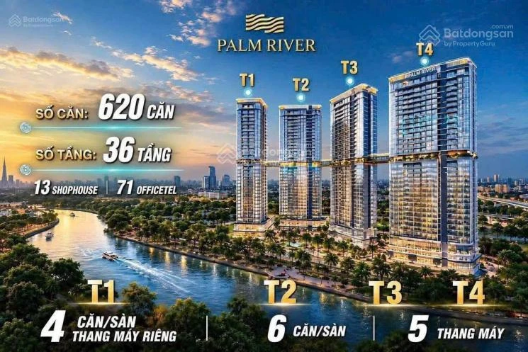 Giỏ hàng độc quyền view sông 2PN 3PN Duplex Palm River ưu đãi đến 20% liên hệ trực tiếp Chủ đầu tư - Ảnh thu nhỏ 3