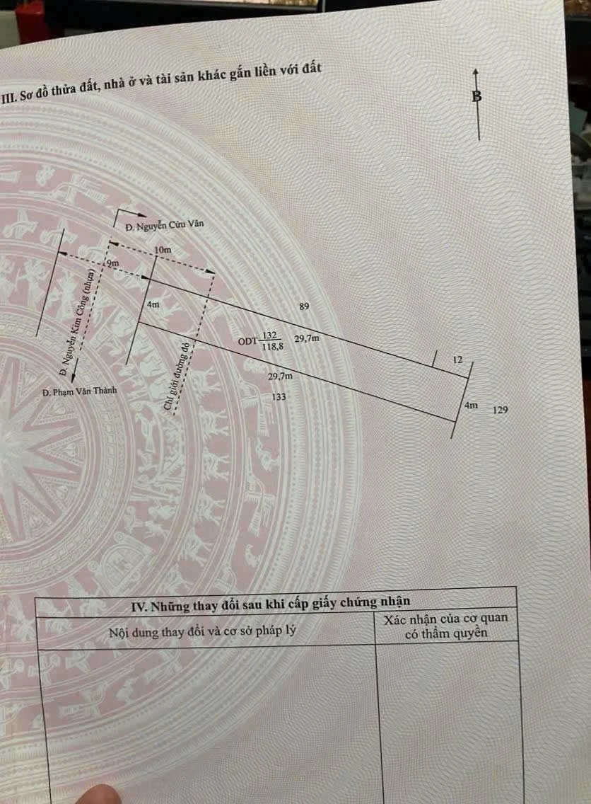 Bán đất mặt tiền Nguyễn Kim Công Tân An 118,8 m2 - Ảnh thu nhỏ 3