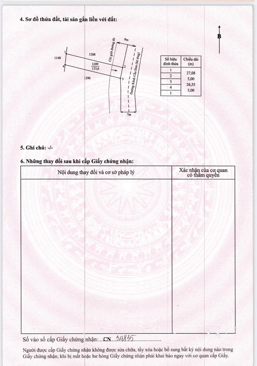Bán 4 nền đất mặt tiền đường Kênh Cầu Đen, Cần Giờ, 135m² - Ảnh thu nhỏ 2