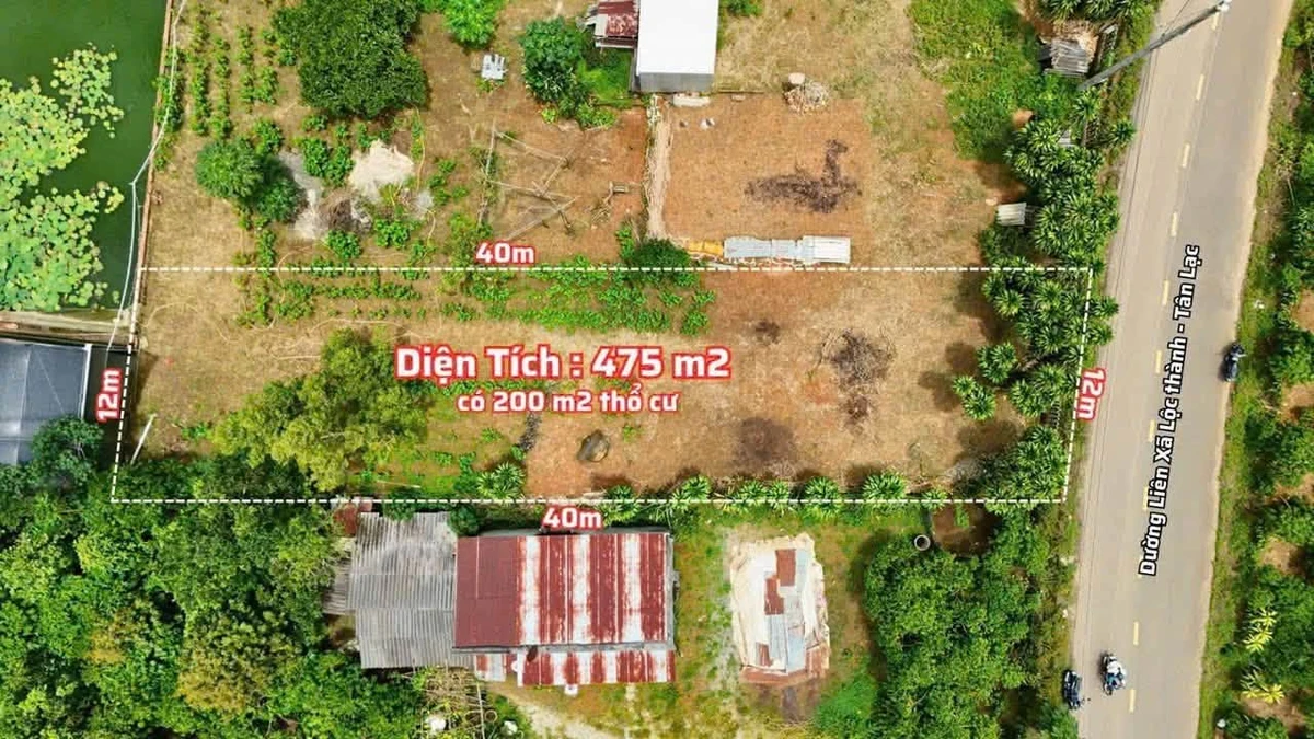 Bán đất mặt tiền 480m² Tân Lạc, 1 tỷ 100 triệu - Ảnh thu nhỏ 3