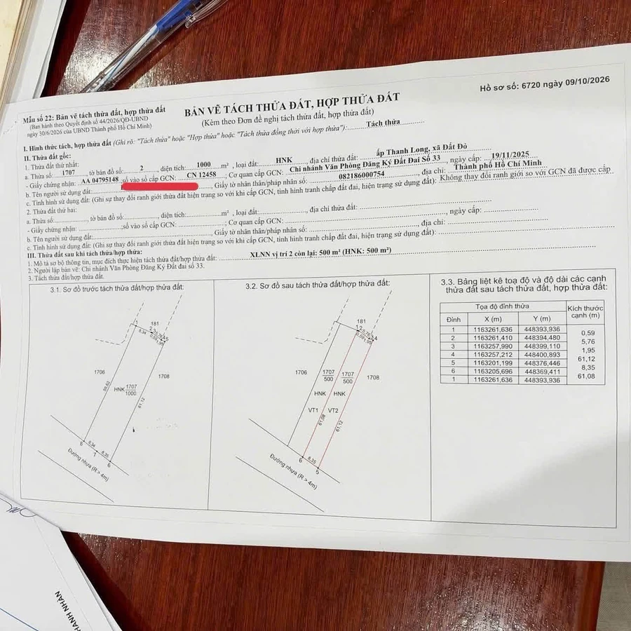 Bán đất mặt tiền 500m2 đường nhựa Nguyễn Bảo Hoá BRVT - Ảnh thu nhỏ 3