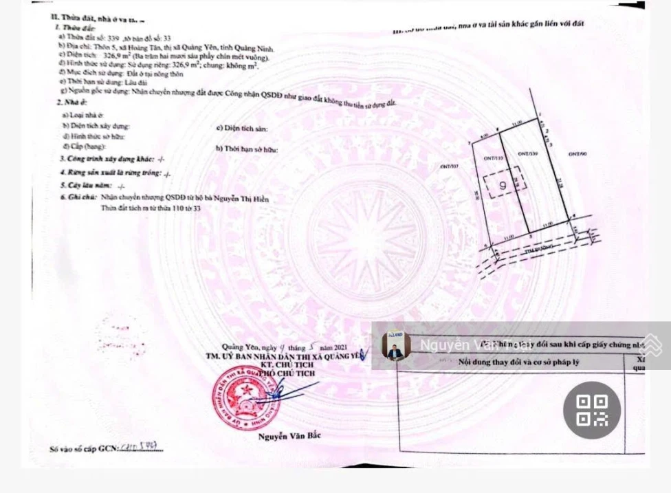 Trục chính Đầm Rùa thổ cư 100% diện tích 326.9m2, giá tốt - Ảnh thu nhỏ 2