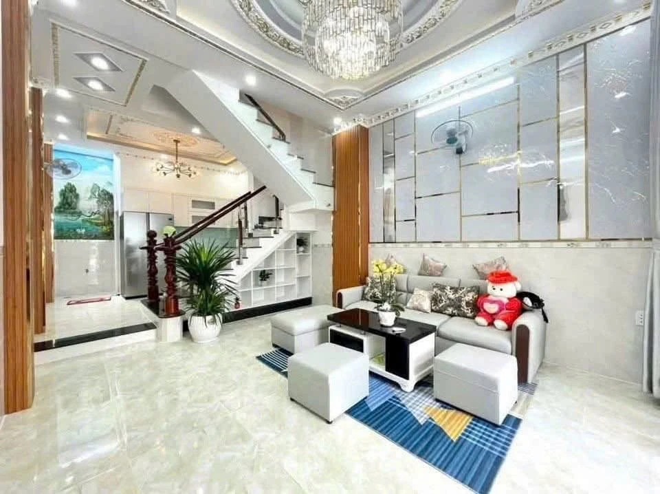 Bán nhà 3 tầng 50m² 4PN 4WC đường Huỳnh Tấn Phát, Nhà Bè giá 5,1 tỷ - Ảnh thu nhỏ 5