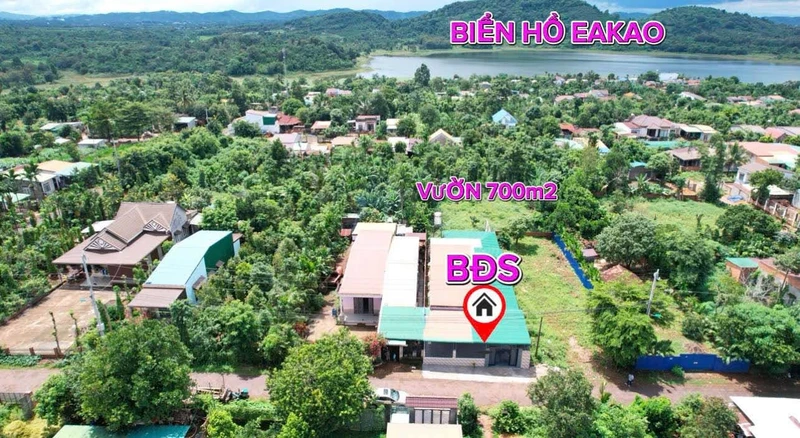 Bán nhà vườn 1000m2 gần Hồ Eakao, Đắk Lắk, 3 tỷ 190