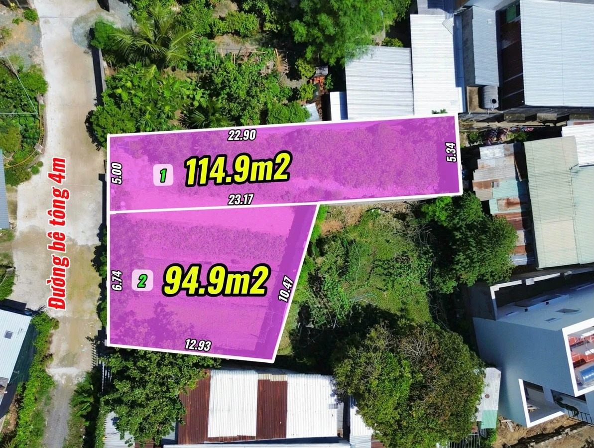 Bán đất thổ cư 114,9m2 giá 1 tỷ 100 triệu tại Diên Toàn, Diên Khánh, Khánh Hòa - Ảnh thu nhỏ 4