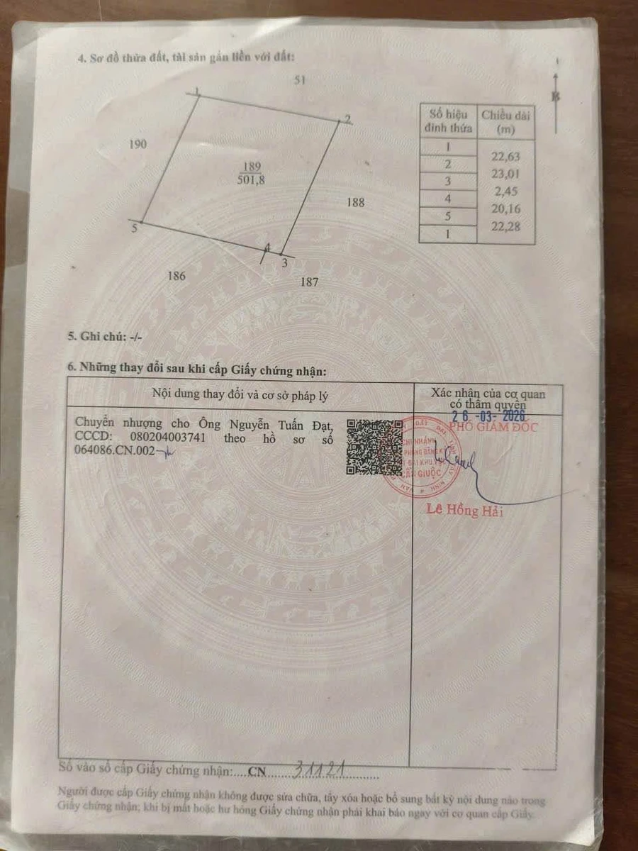 Bán 500m2 đất vườn giá 750 triệu tại Xã Mỹ Lộc, Cần Giuộc, Long An - Ảnh thu nhỏ 4