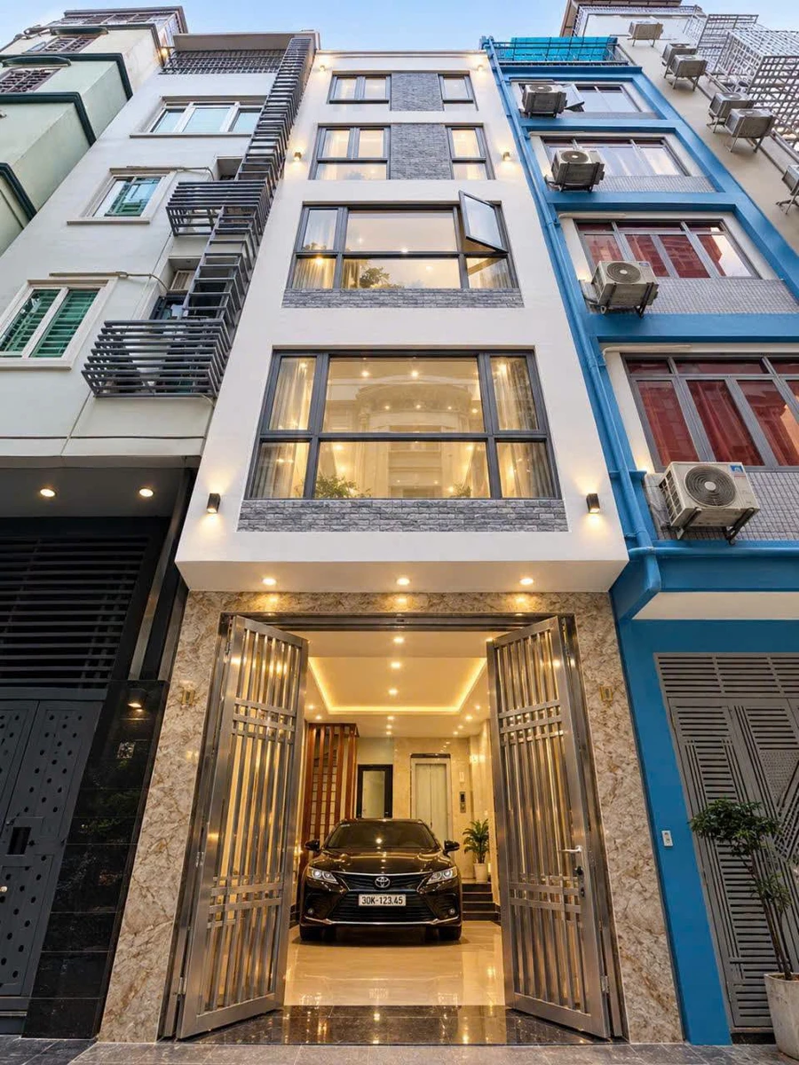 Bán nhà phố phân lô Kim Đồng 45m² 7 tầng thang máy, gần hồ điều hòa, Hà Nội - Ảnh 1