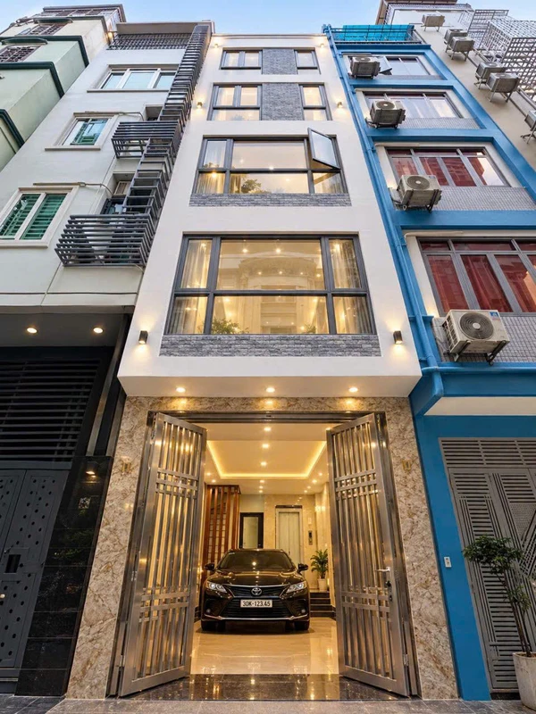 Bán nhà phố phân lô Kim Đồng 45m² 7 tầng thang máy, gần hồ điều hòa, Hà Nội