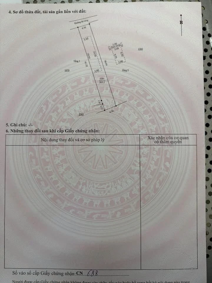 Bán nhà 2 tầng gần chợ Lê Trạch 305.5m² - Ảnh thu nhỏ 2