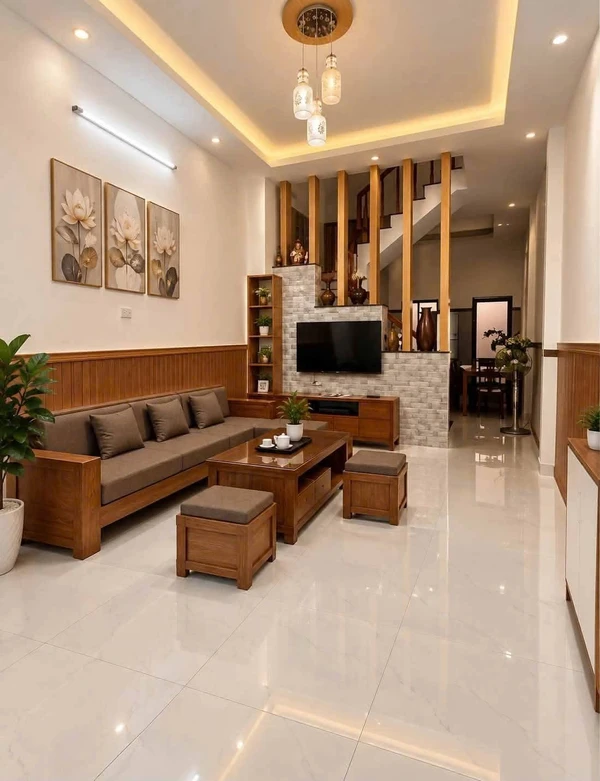 Bán nhà 3 tầng nội thất đủ 105m2 Quy Nhơn