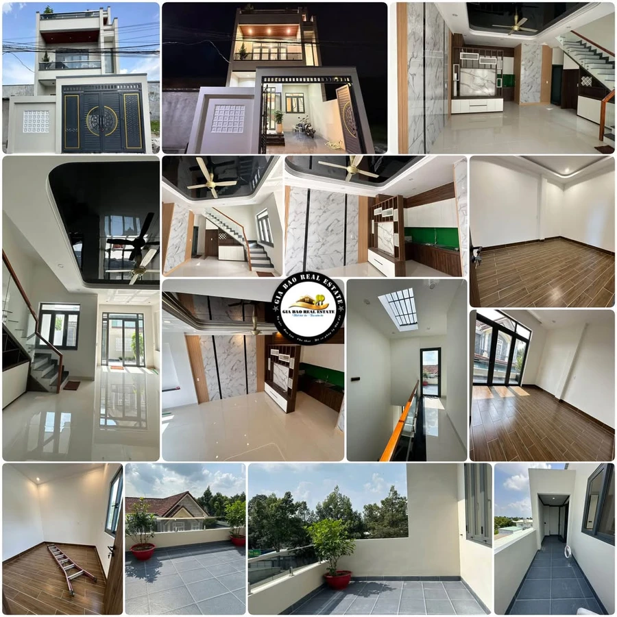 Bán nhà 2 lầu mới xây 65,9m² Phú Lợi, Bình Dương 3,9 tỷ - Ảnh 1