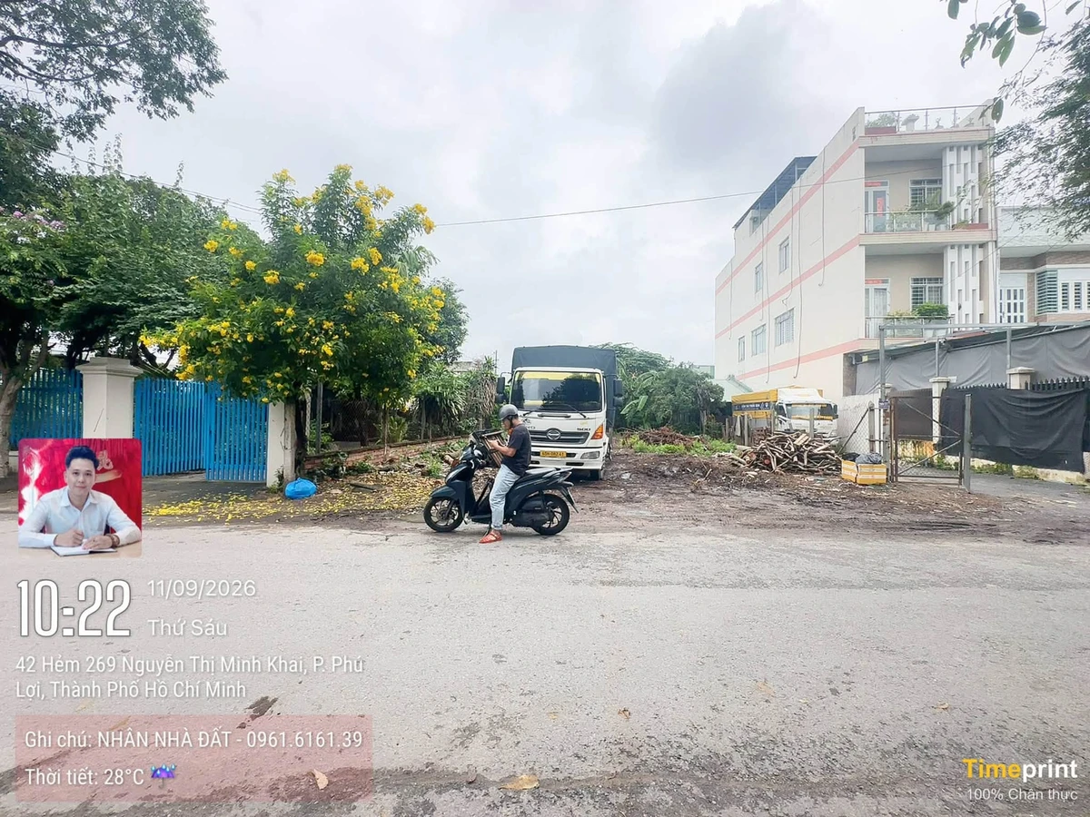 Bán đất hẻm 269 Nguyễn Thị Minh Khai, Bình Dương, 228m², 4 tỷ 350 - Ảnh thu nhỏ 3