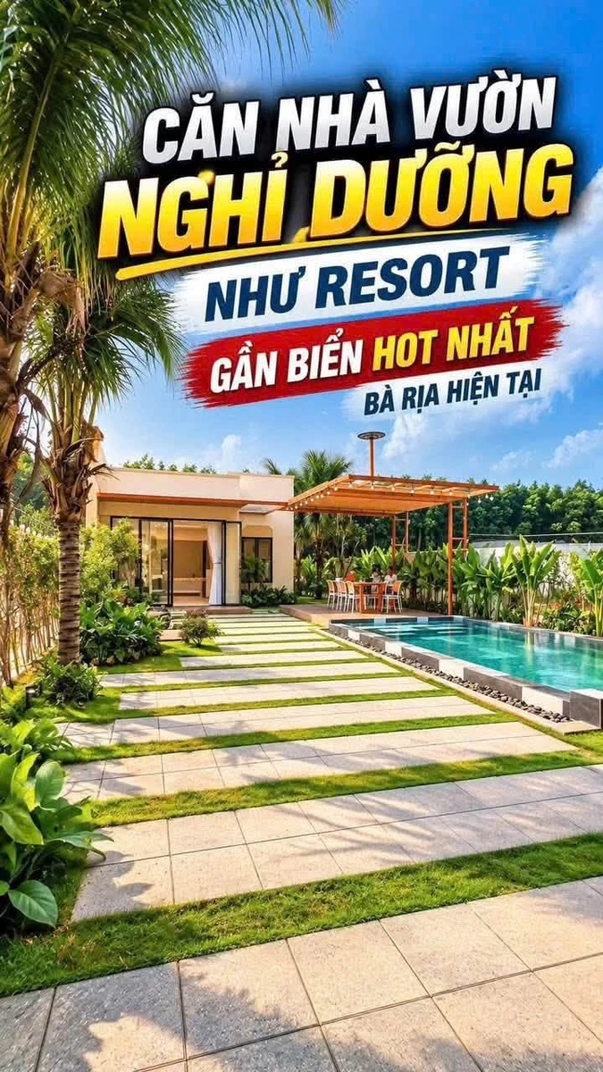 Bán nhà vườn 367m² 2PN gần biển Lộc An, full nội thất - Ảnh 1