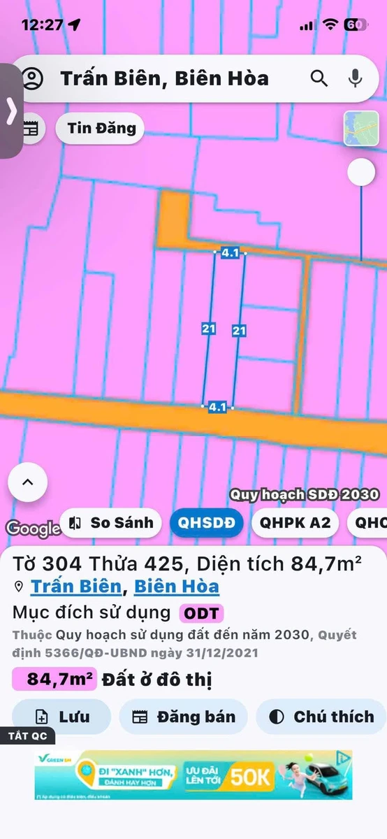 Bán đất hướng Nam đường Hoàng Thuyên 86m² Vũng Tàu - Ảnh thu nhỏ 3