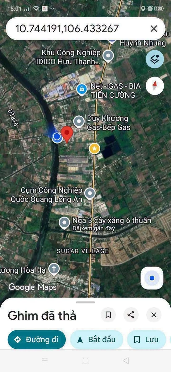 Bán nền đất thổ cư 20x20m (400m²) 2.3 tỷ Tây Ninh - Ảnh 1