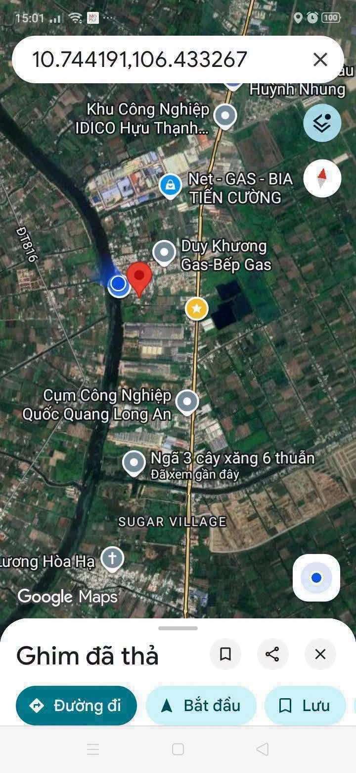 Bán nền đất thổ cư 20x20m (400m²) 2.3 tỷ Tây Ninh - Ảnh 1