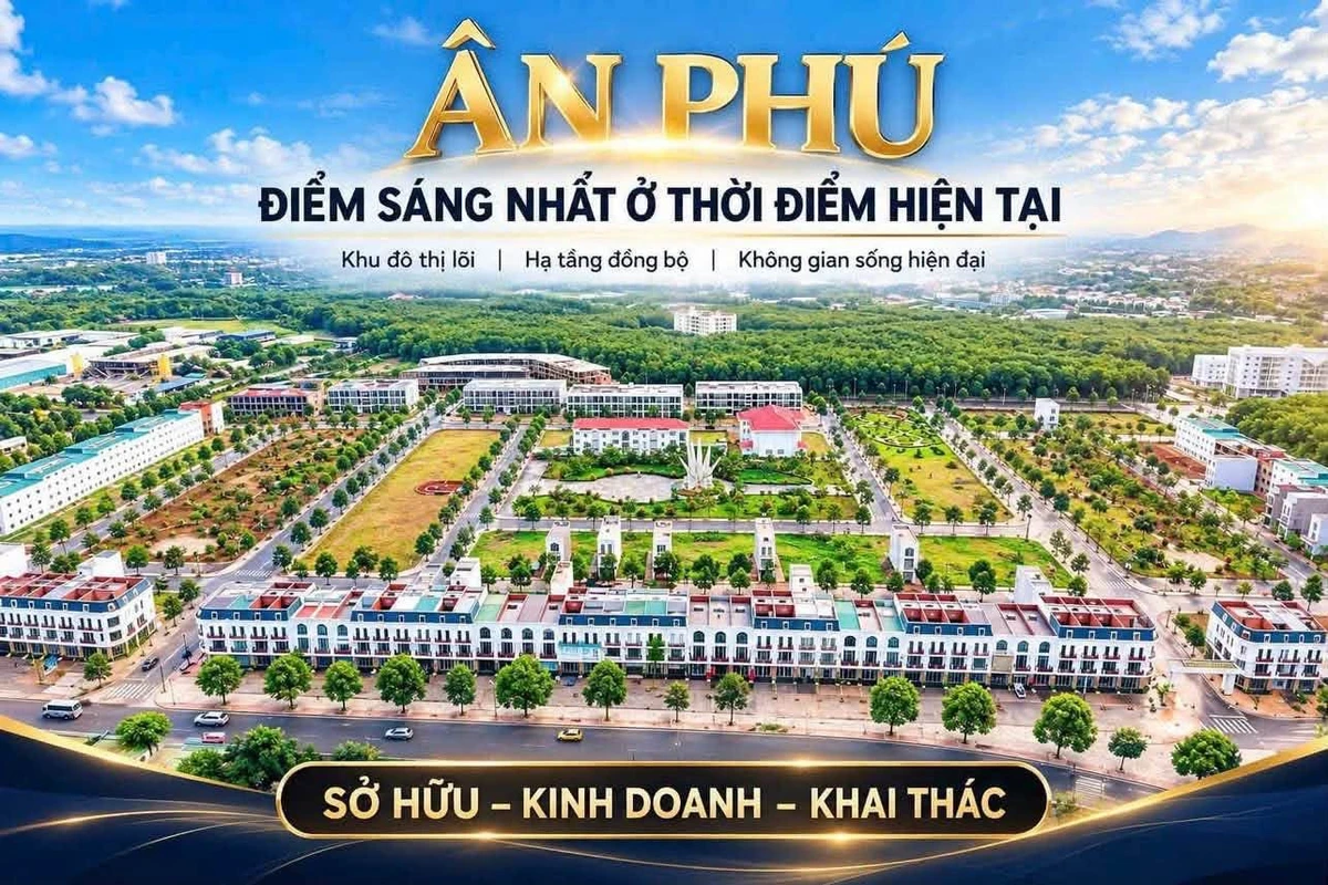 Bán shophouse 100m² Ân Phú 5 tỷ 790 triệu - Ảnh 1