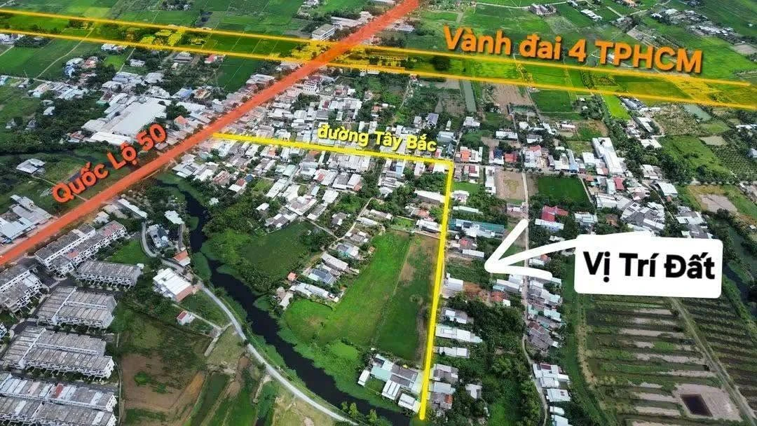 Bán đất Hóc Môn 350m² ngay Cầu Mồng Gà, 2 tỷ 980 triệu - Ảnh thu nhỏ 2