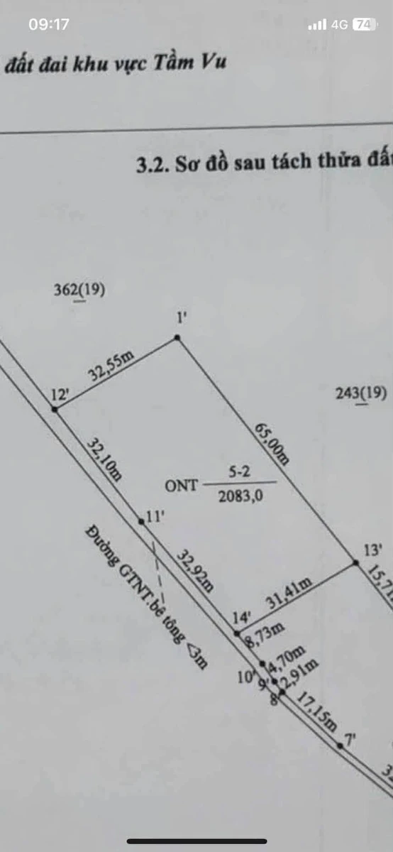 Bán đất thổ 2080m² Long Trì, Châu Thành, Long An - Ảnh 1