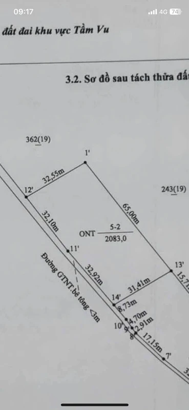 Bán đất thổ 2080m² Long Trì, Châu Thành, Long An