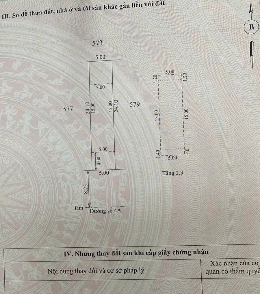 Bán nhà thô 3.5 tầng 120.5m² Phú Mỹ Thượng Huế 3.8 tỷ - Ảnh thu nhỏ 5