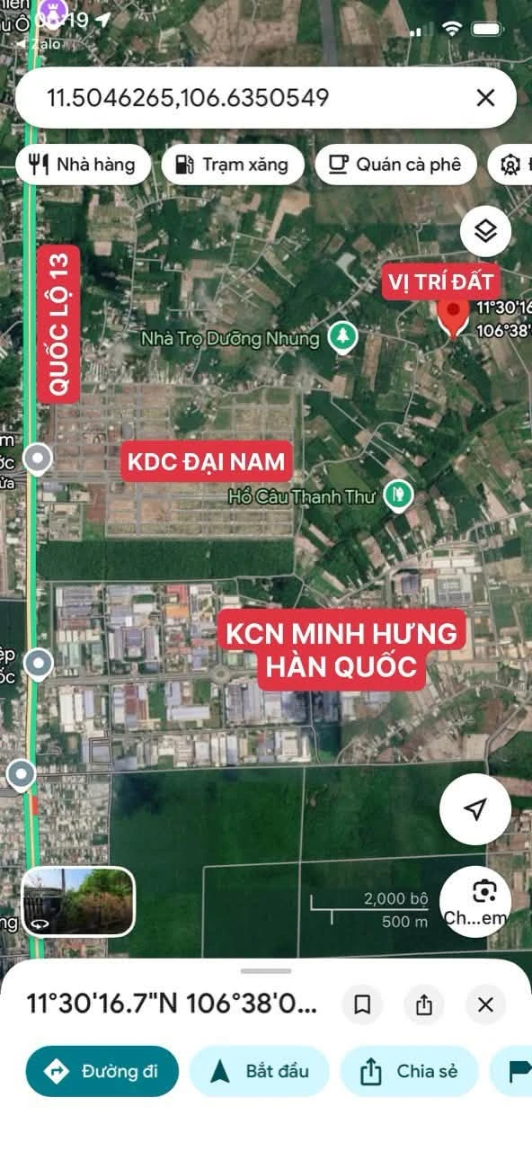 Bán đất 225m2 gần KDC Đại Nam, Bình Chánh giá 399 triệu - Ảnh 1