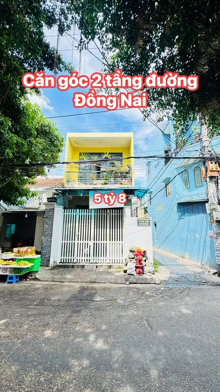 Bán nhà phố 2 tầng 65.8m2 mặt tiền Đồng Nai Nha Trang