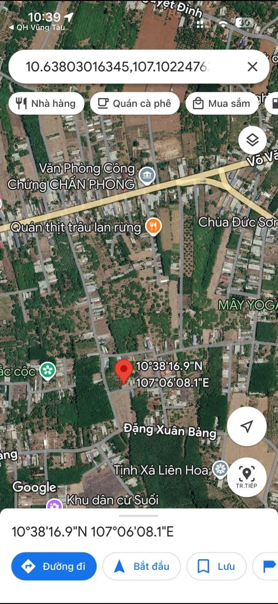 Bán lô đất Suối Nhum 780 triệu, Tân Thành - Ảnh 1