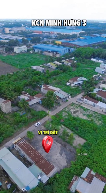 Bán đất 50m² xây trọ gần KCN Minh Hưng 3, giá 599 triệu