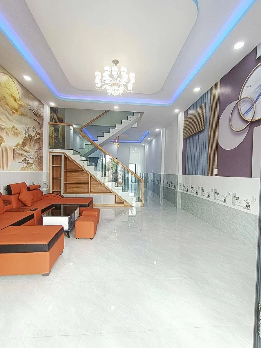 Bán nhà 1 trệt 1 lầu 130m2, 3PN, sổ riêng hoàn công, gần Tỉnh lộ 9, Củ Chi - Ảnh thu nhỏ 2