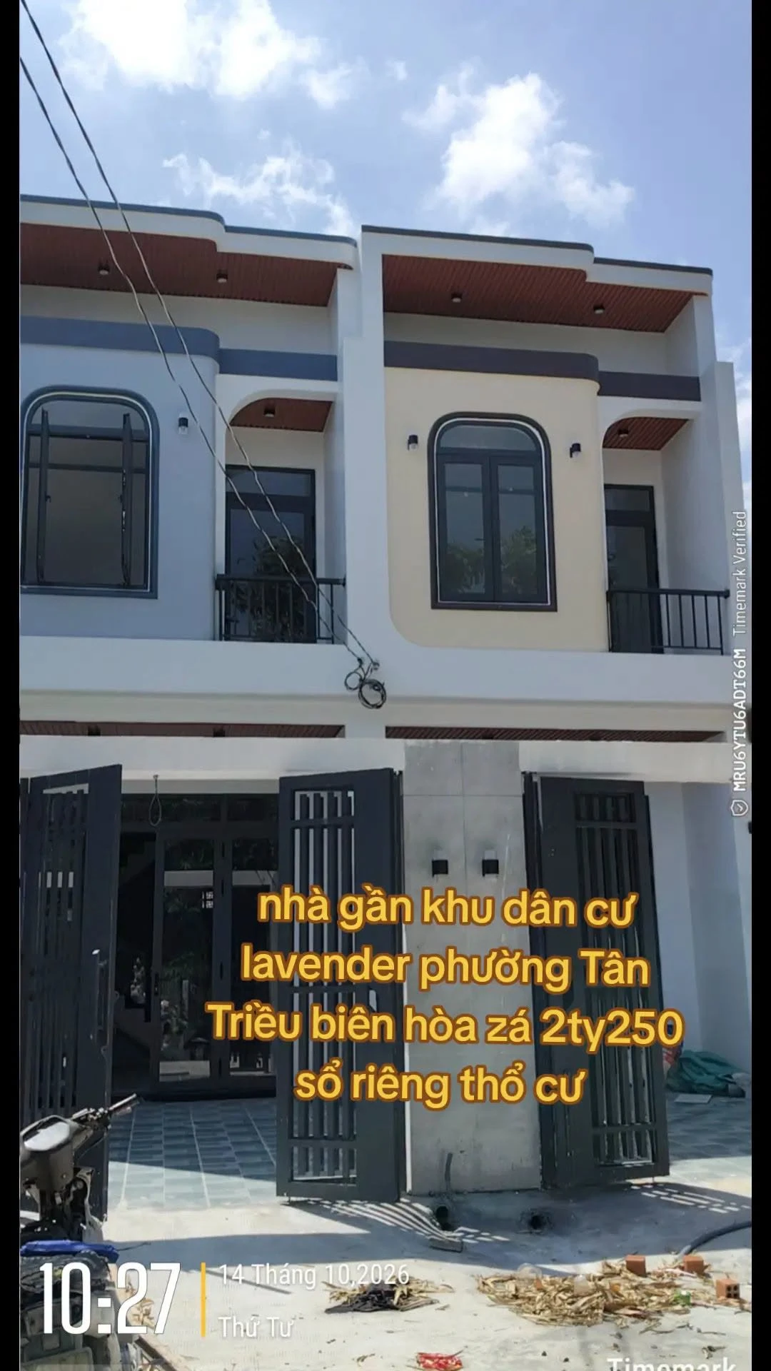 Bán nhà mặt tiền 3PN sát KDC Lavender 107m² - 2 tỷ 250 triệu - Ảnh 1