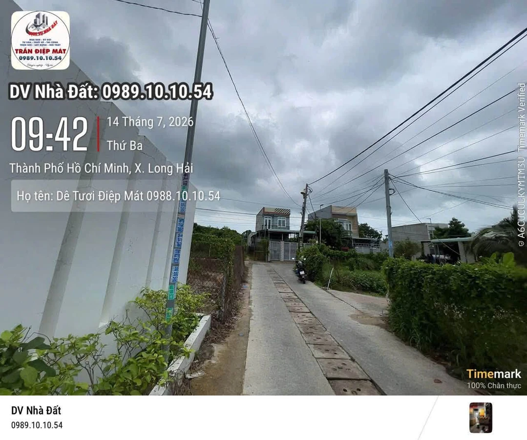 Bán lô đất góc 2 mặt tiền 100m² Nhà Bè 1 tỷ 875 triệu - Ảnh thu nhỏ 3