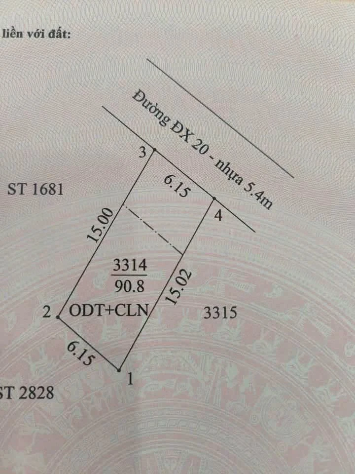 Bán đất Phú An 92m² mặt tiền, gần KDL Đại Nam - Ảnh thu nhỏ 2