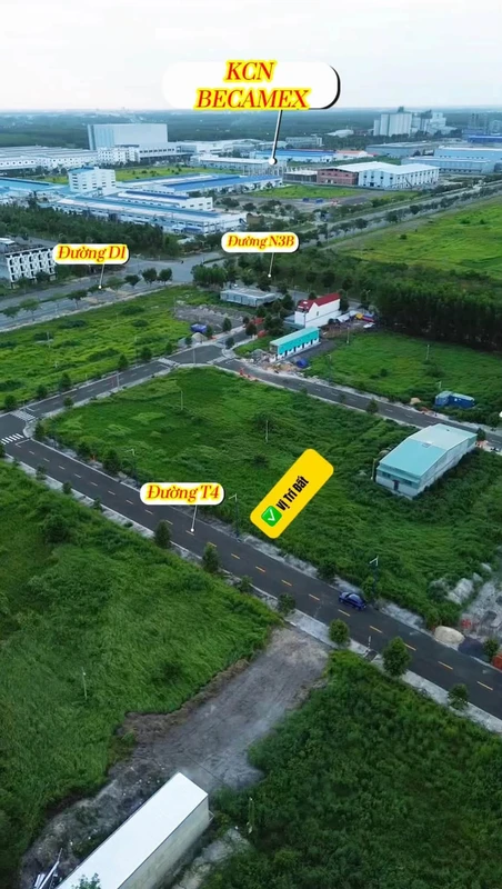 Bán đất Becamex Chơn Thành 150m2 đường T4 750 triệu