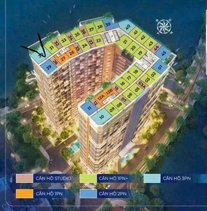 Bán căn góc 3PN 114.8m² view sông Charmora City Nha Trang - Ảnh thu nhỏ 3